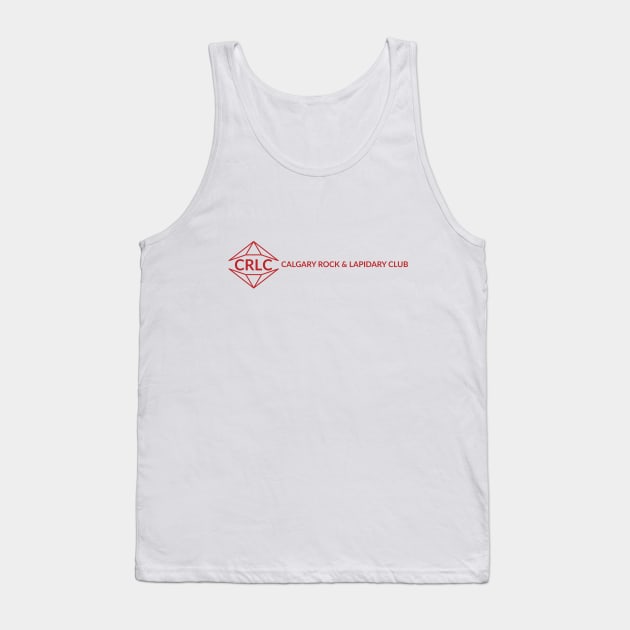 Our current logo Tank Top by Calgary Rock and Lapidary Club